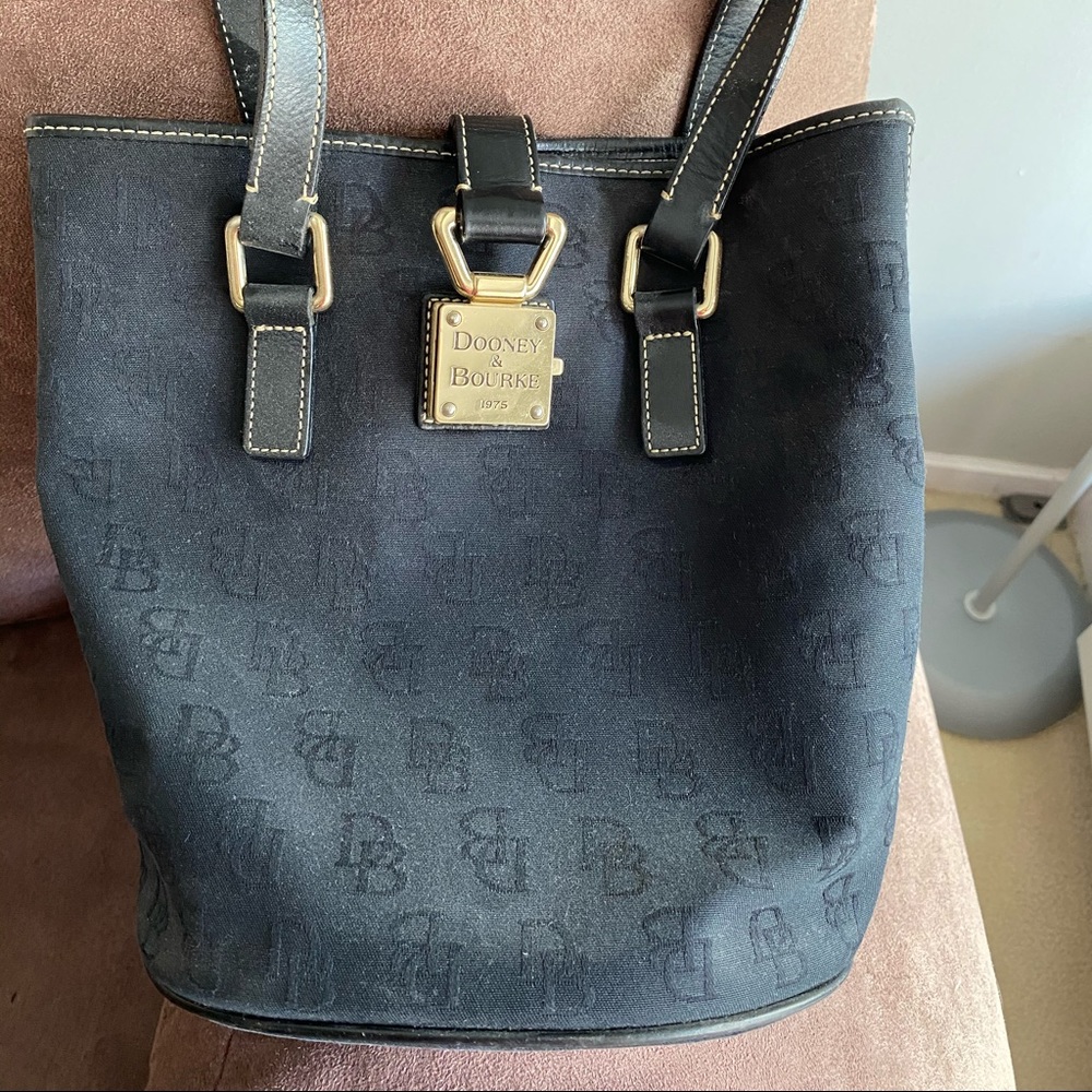 Dooney & Bourke Black Bucket Bag